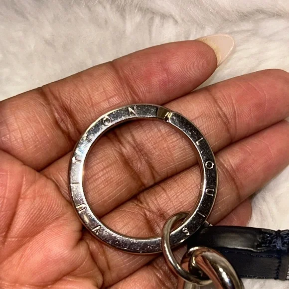 Louis Vuitton Damier Azur Dragonne Keychain